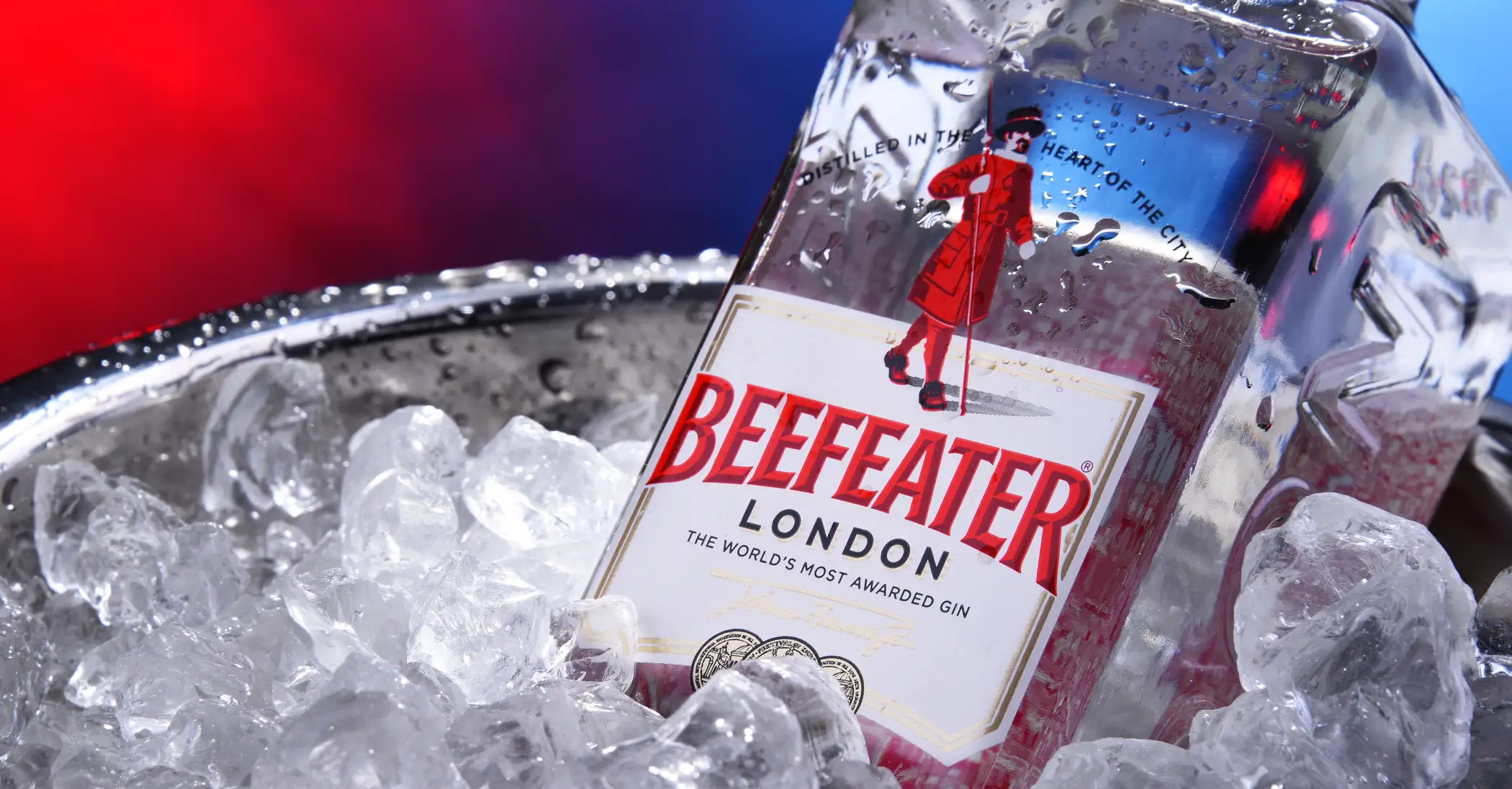 A promotional photo for Beefeater gin